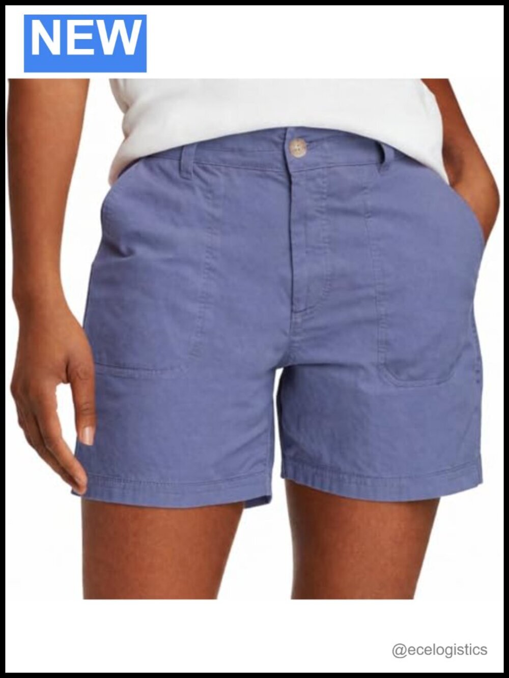 Stretch Ripstop High Rise Shorts with Pockets